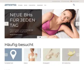 Amoena.de(Entdecken Sie Amoenas Produkte zur Versorgung nach Brustkrebs) Screenshot