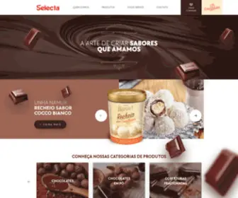 Amofazerchocolate.com.br(Selecta Chocolates) Screenshot