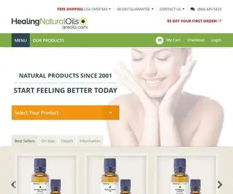 Amoils.com(Natural Skin Care) Screenshot