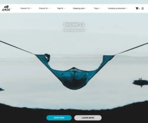 Amokequipment.fi(Shop high quality hammock camping gear. Free EU shipping on orders over €200+. Risk) Screenshot