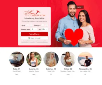 Amolatina.com(Best of Latin & Latina Dating Sites to find Mexican & Colombian singles) Screenshot