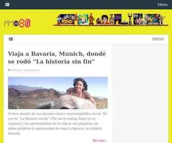 Amolos80.com(¡Amo) Screenshot