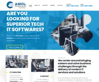 Amoltechnologies.com(IT Company) Screenshot