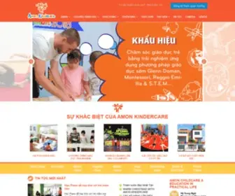 Amon.edu.vn(Mầm non Amon Kindercare) Screenshot