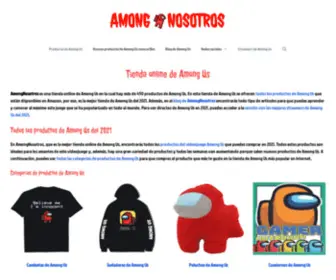 Amongnosotros.com(La mejor tienda de Among Us del 2022) Screenshot