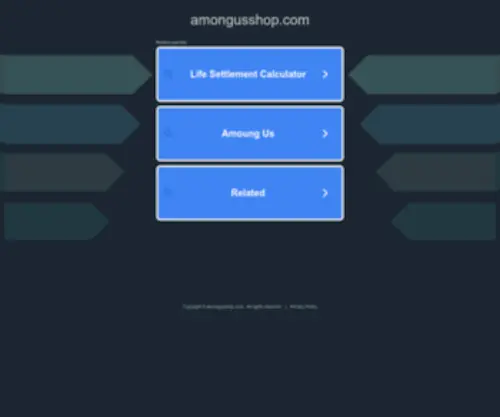 Amongusshop.com(Amongusshop) Screenshot