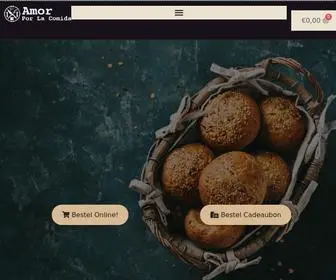 Amor-Porlacomida.be(Ontbijtmand & Tapas aan huis) Screenshot