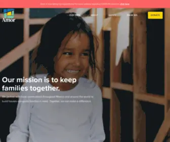 Amor.org(Mission Trips) Screenshot