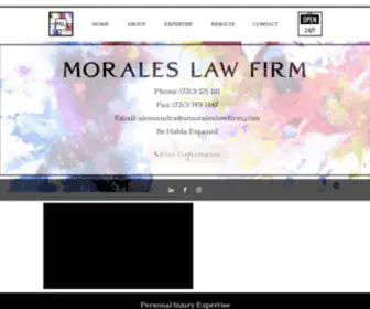 Amoraleslawfirm.com(Alessandra Morales) Screenshot