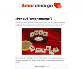 Amoramargo.com(Encuentra lo que buscas) Screenshot