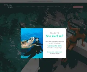Amoray.com(Key Largo Dive Resorts) Screenshot