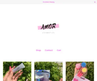 Amorcosmetic.com(Amor Cosmetics) Screenshot