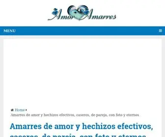 Amordeamarres.com(Amarres de Amor y Hechizos Efectivos que Funcionan 2021) Screenshot