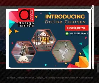 Amordesign.org(Fashion Design Course in Ahmedabad) Screenshot