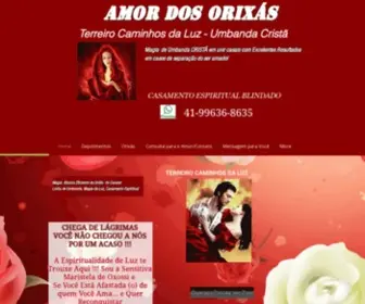 Amordosorixas.com.br(Amor dos Orixás) Screenshot