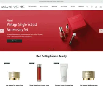 Amorepacific.com(The Artisanship of Beauty) Screenshot