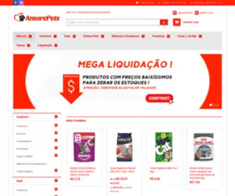 Amorepets.com.br(O Shopping do seu melhor amigo) Screenshot