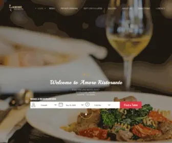 Amoreristorante.com(Amore Ristorante) Screenshot