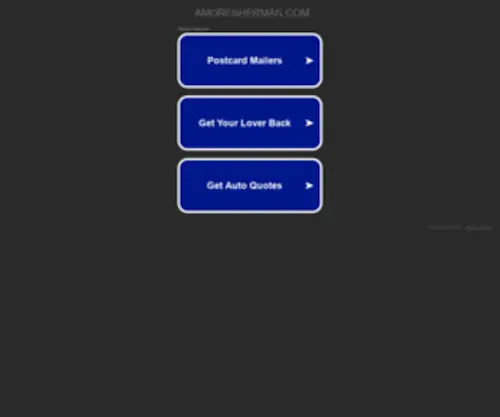 Amoresherman.com(Amore Ristorante) Screenshot