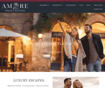 Amoretraveldesigns.com(Amore Travel) Screenshot