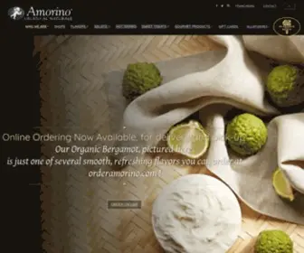 Amorino.com(Artisanal Gelato Maker) Screenshot