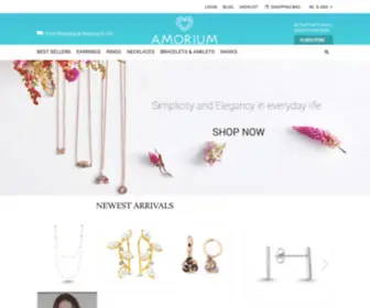 Amoriumjewelry.com(Amorium Handmade Jewelry) Screenshot