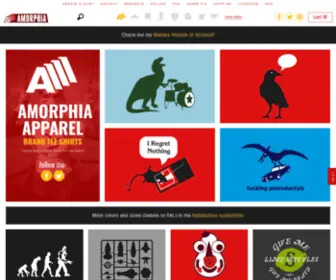 Amorphia-Apparel.com(Amorphia Apparel brand t) Screenshot