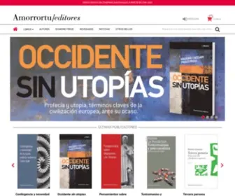 Amorrortueditores.com(Libros y obras completas de calidad en ciencias humanas y sociales) Screenshot