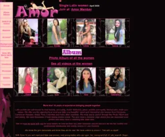 Amorsi.com(Latin Women & Girls Dating) Screenshot