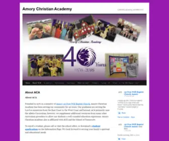 Amorychristian.org(Amory Christian Academy) Screenshot