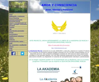 Amoryconsciencia.es(Amor y consciencia) Screenshot