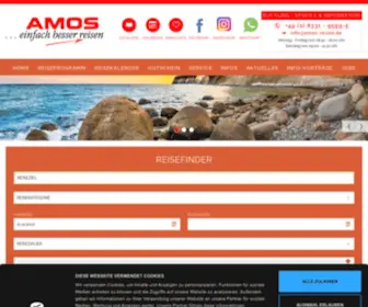 Amos-Reisen.de(Amos Reisen) Screenshot