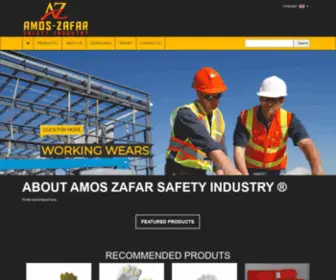 Amos-Zafar.com(Amos Zafar Safety Industry) Screenshot