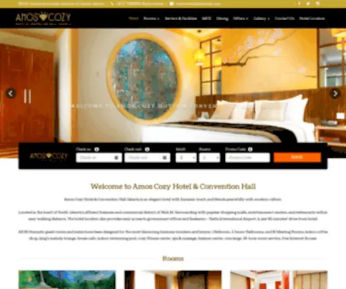 Amoscozy.com(Jakarta Hotel) Screenshot