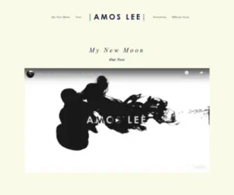 Amoslee.com(Amos Lee) Screenshot