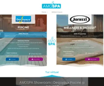 Amospa.ro(Construcții Piscine Desjoyaux │ Wellness & Jacuzzi®) Screenshot