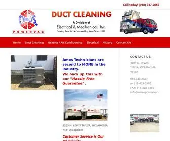 Amospowervac.com(Amos Powervac) Screenshot