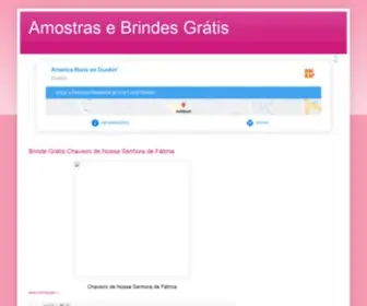 Amostrasebrindesgratis.com.br(Amostras) Screenshot