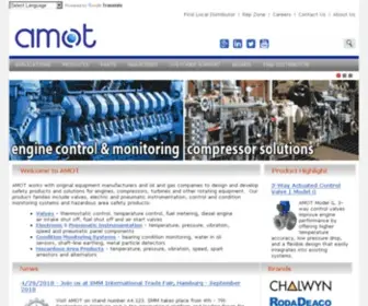 Amot.com(Engine Control Valve Manufacturer) Screenshot