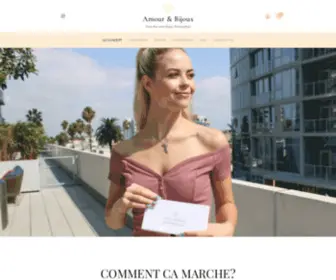 Amouretbijouxbox.com(Jewelry Website Template) Screenshot