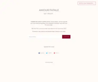 Amourfatale.co(AMOUR FATALE) Screenshot