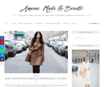 Amourmodeetbeaute.com(Amour) Screenshot