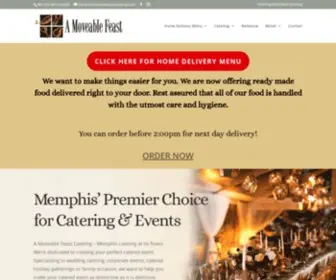 Amoveablefeastcatering.com(A Moveable Feast Catering) Screenshot