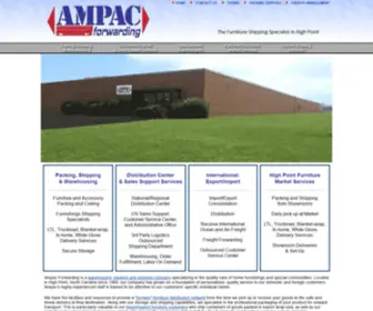 AmpacForwarding.com(Ampac Forwarding) Screenshot