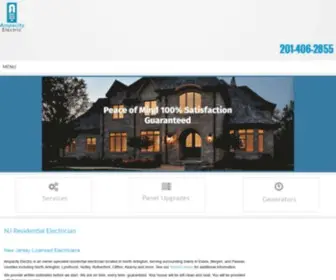 Ampacityelectric.com(Electrician and Car Charger Installer) Screenshot