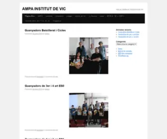 Ampaiesvic.net(AMPA Institut de Vic) Screenshot