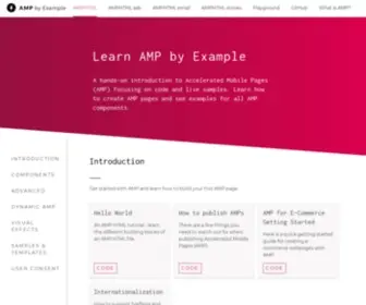 Ampbyexample.in(Learn AMP by Example) Screenshot