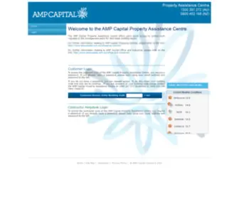 Ampcapital-Propertyassist.com(AMP Capital Property Assistance Centre) Screenshot