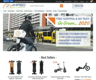 Ampedcycles.com(Amped Cycles & Skateboards) Screenshot