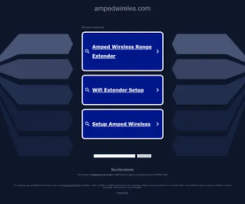 Ampedwireles.com(Ampedwireles) Screenshot
